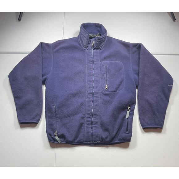 Vintage Patagonia Retro Zip Up Fleece Jacket Mens M‎ Purple Full Zip USA 90s - Picture 1 of 7